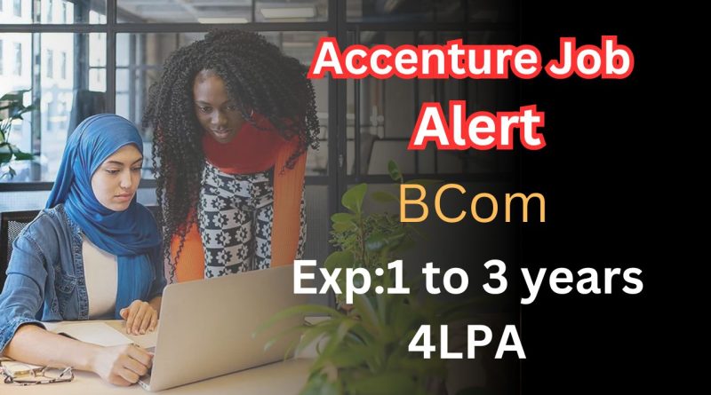 Accenture job notification 2024