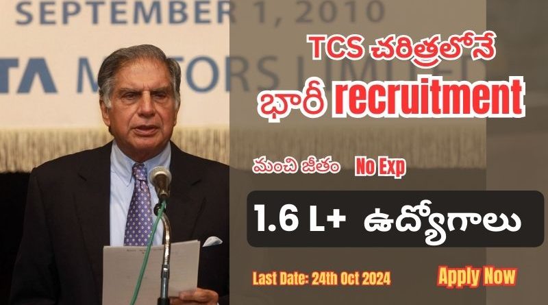 TCS NQT Recruitment 2024